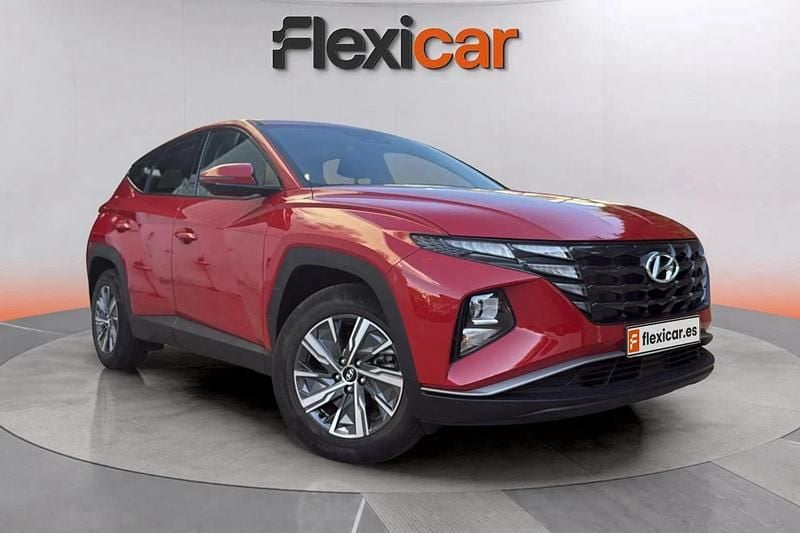 Rojo Usado 2024 Hyundai Tucson SUV | 22.890 € (Precio justo) - Imagen 1/4