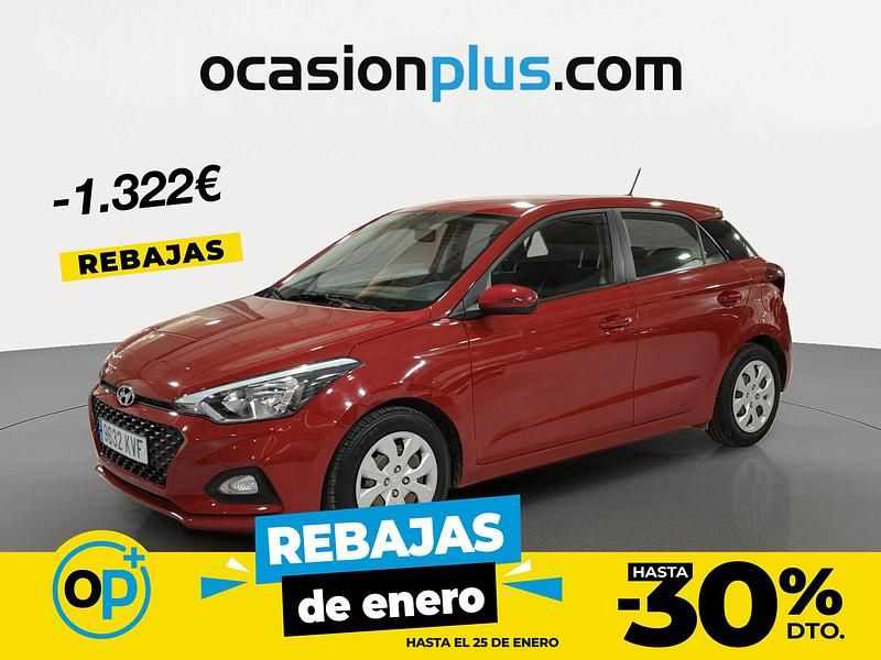 Rojo Usado 2019 Hyundai i20 Berlina | 11.900 € (Precio justo) - Imagen 1/4