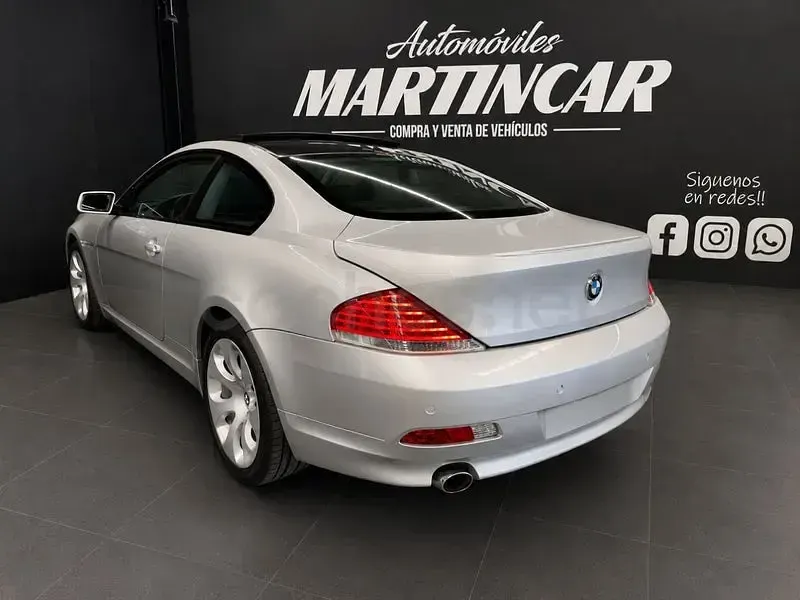 Usado BMW 650 367 CV (269 kW) 2006 Gris / plata Coupe