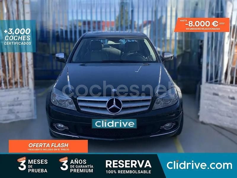 Negro Usado 2007 Mercedes C200 Berlina | 7590 € (Precio justo) - Imagen 1/3