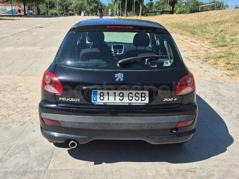 Usado Peugeot 206 60 CV (44 kW) 2009 Negro Berlina
