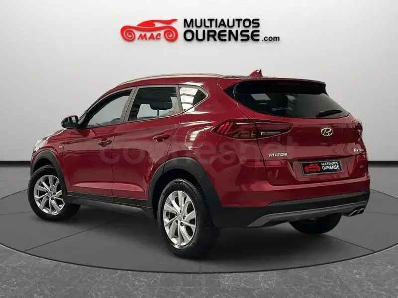 Usado Hyundai Tucson N Line 136 CV (100 kW) 2020 Granate SUV