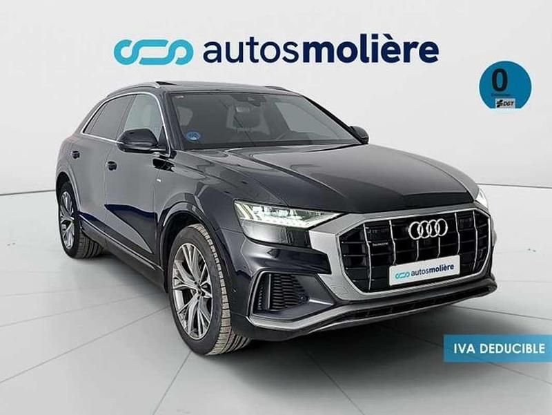 Usado Audi Q8 S-line plus 381 CV (280 kW) 2021 Negro SUV