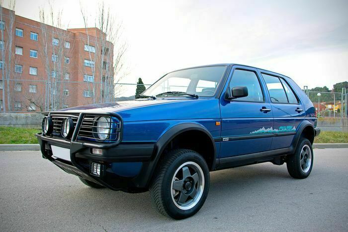 Usado VW Golf Country 98 CV (72 kW) 1991 Azul Utilitario