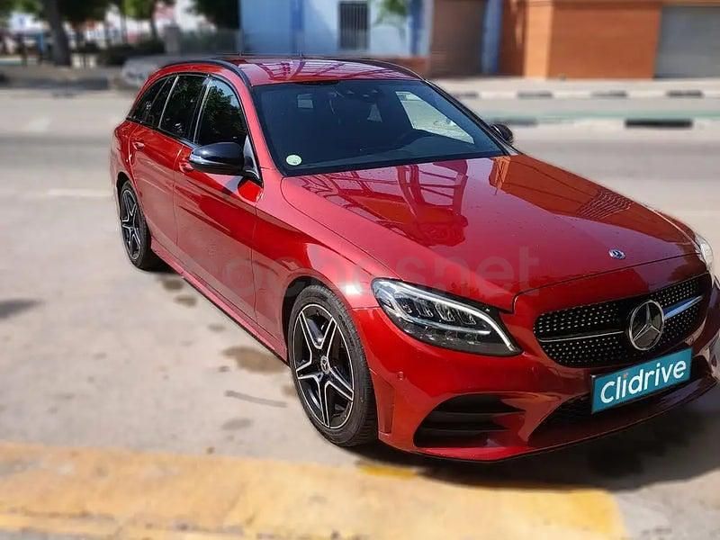 Usado Mercedes C220 194 CV (142 kW) 2021 Rojo Familiar