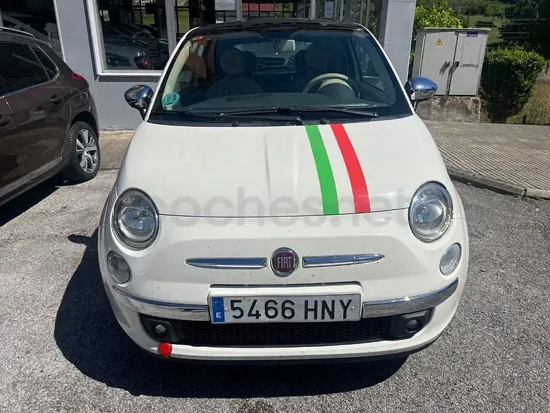 Usado Fiat 500 Lounge 69 CV (50 kW) 2013 Blanco Berlina