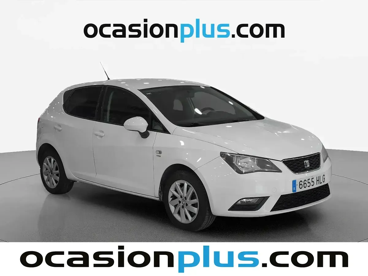 Begagnad Seat Ibiza Style 105 HK (77 kW) 2012 Vit Sedan