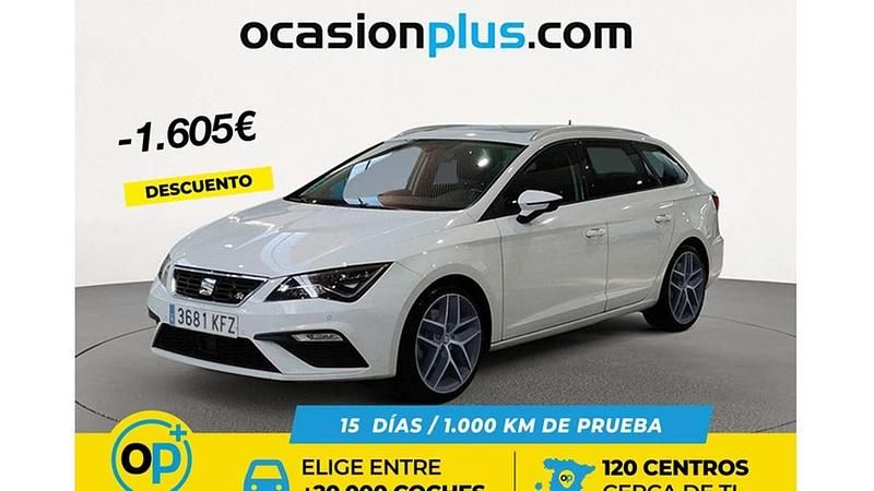 Usado Seat Leon ST FR 184 CV (135 kW) 2017 Blanco Familiar