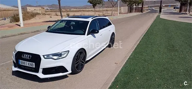 Usado Audi A6 S-Line 245 CV (180 kW) 2013 Blanco Familiar