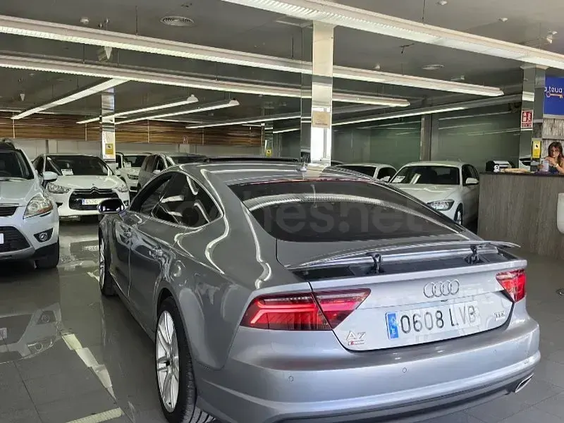 Usado Audi A7 Sportback 218 CV (160 kW) 2016 Gris / plata Utilitario