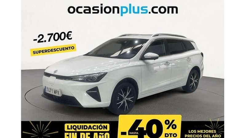 Usado MG MG5 EV Luxury 114 kW (156 CV) 2024 Blanco Familiar