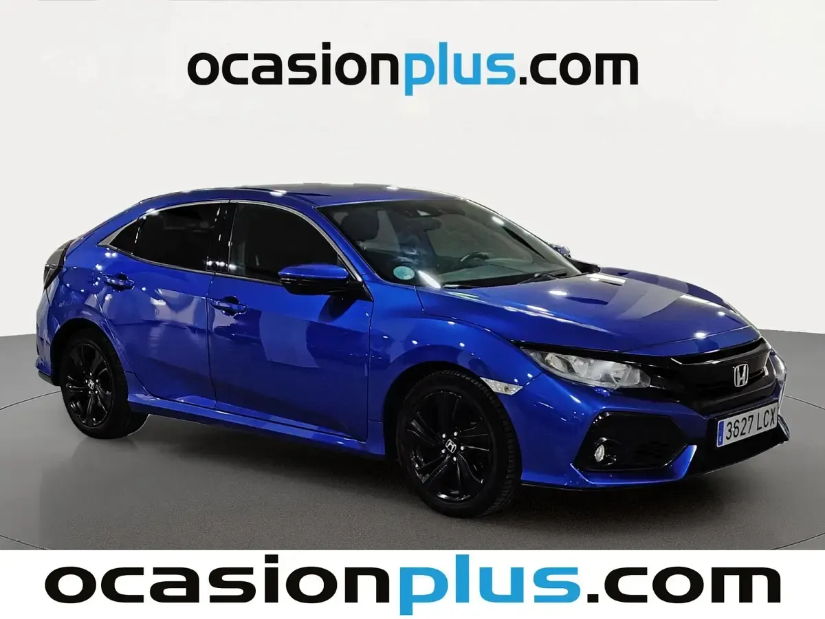 Usado Honda Civic Elegance 129 CV (94 kW) 2019 Azul Utilitario