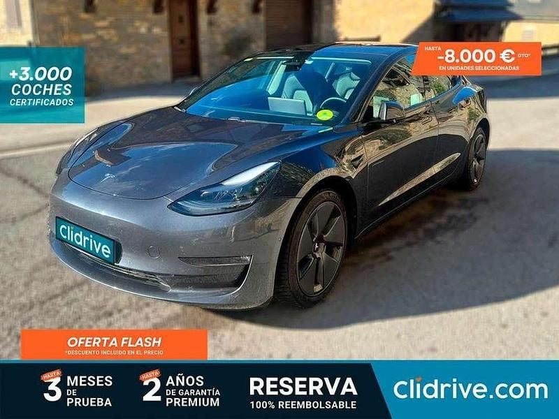 Gris Usado 2021 Tesla Model 3 Berlina | 23.390 € (Buen precio) - Imagen 1/3