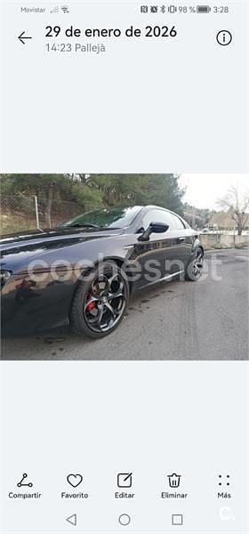 Usado Alfa Romeo Brera 185 CV (136 kW) 2006 Negro Coupe