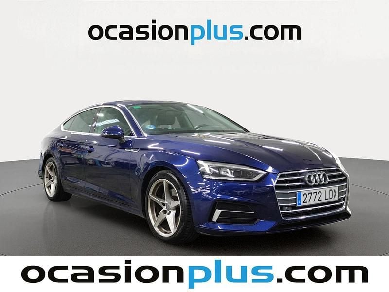 Begagnad Audi A5 Sportback Advanced 150 HK (110 kW) 2020 Blå Halvkombi