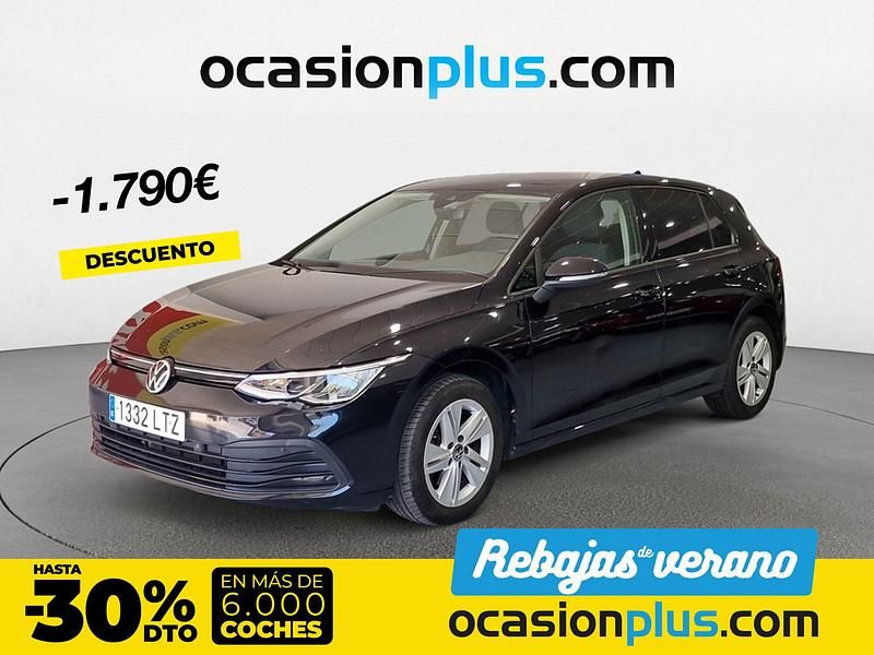 Negro Usado 2020 VW Golf VII Life Berlina | 19.690 € (Buen precio) - Imagen 1/4