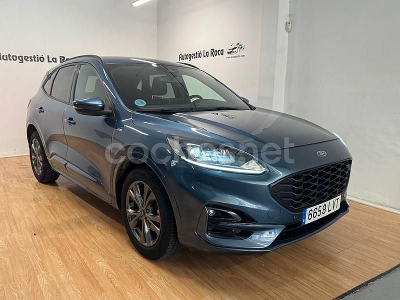 Azul Usado 2022 Ford Kuga ST-Line SUV | 14.900 € (Precio justo) - Imagen 1/4