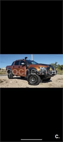 Usado Ford Ranger Wildtrack 200 CV (147 kW) 2017 Naranja Pickup/Camioneta