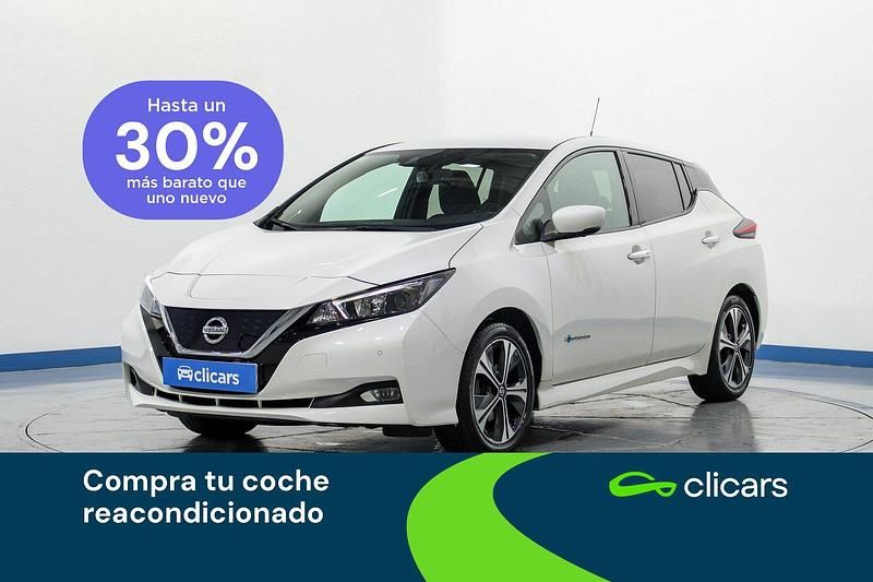 Blanco Usado 2018 Nissan Leaf N-Connecta Utilitario | 10.990 € (Un poco caro) - Imagen 1/4
