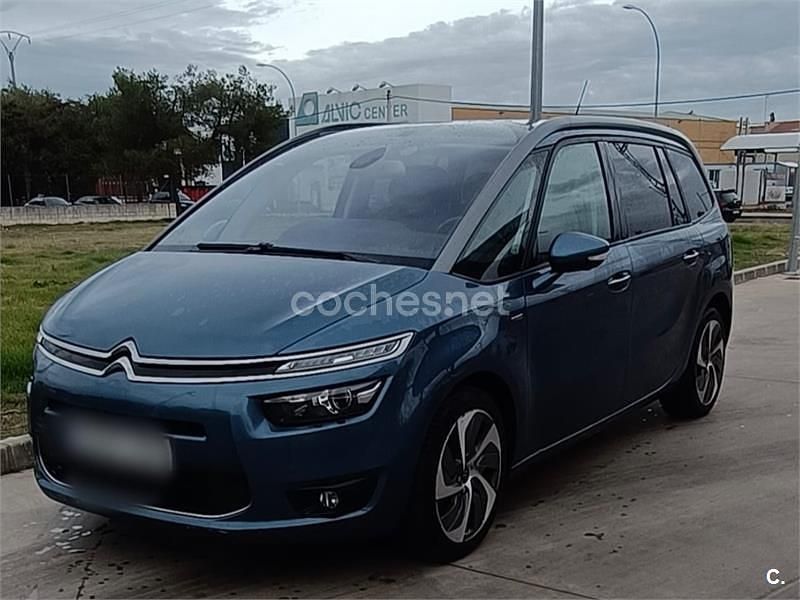 Azul Usado 2014 Citroën C4 Picasso Exclusive Monovolumen | 9700 € (Buen precio) - Imagen 1/4
