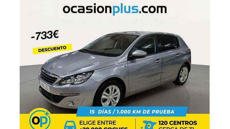 Usado Peugeot 308 Style 131 CV (96 kW) 2016 Plateado Utilitario