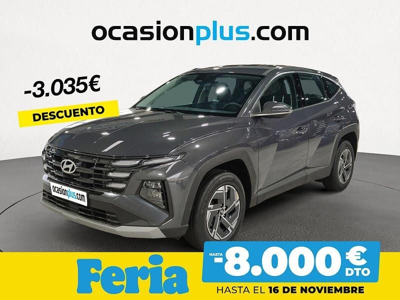 Gris Nuevo 2025 Hyundai Tucson SUV | 33.390 € (Precio justo) - Imagen 1/4