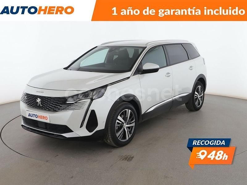 Blanco Usado 2021 Peugeot 5008 Allure Monovolumen | 23.599 € (Precio justo) - Imagen 1/3
