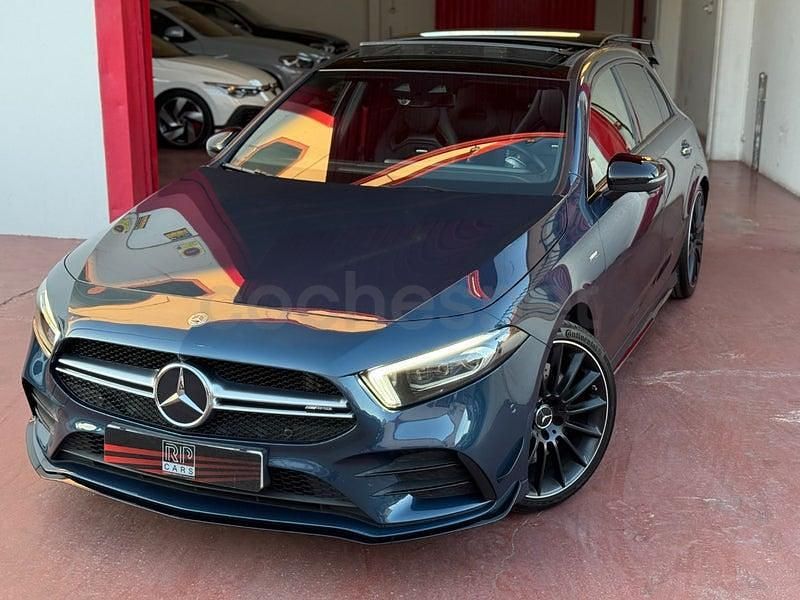 Usado Mercedes A35 AMG 306 CV (225 kW) 2021 Azul Berlina