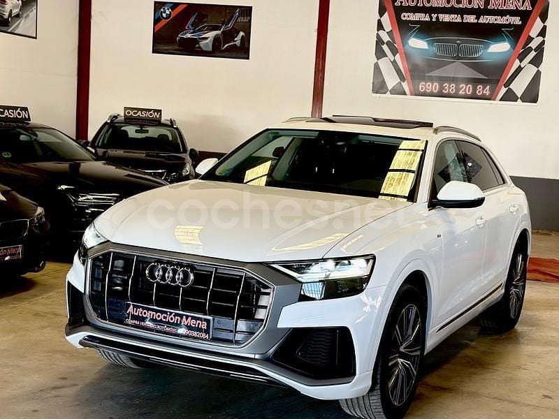 Blanco Usado 2020 Audi Q8 S-Line SUV | 59.990 € (Precio justo) - Imagen 1/4
