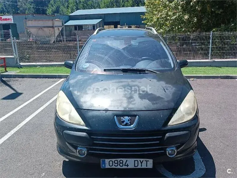 Usado Peugeot 307 136 CV (100 kW) 2006 Negro Familiar