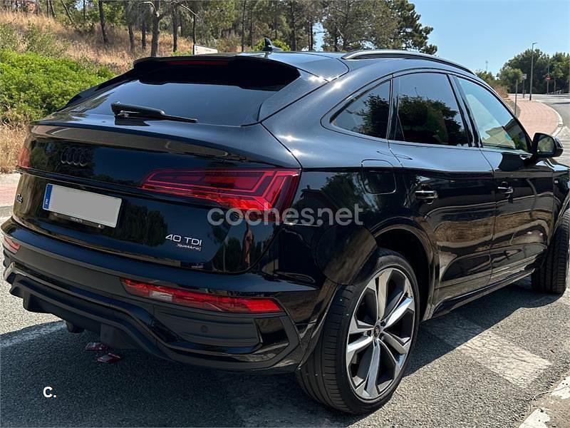 Negro Usado 2021 Audi Q5 Sportback S-Line SUV | 47.000 € (Un poco caro) - Imagen 1/4