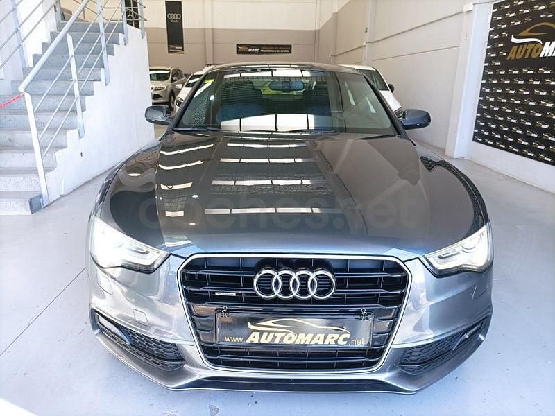 Usado Audi A5 Sportback S-Line 177 CV (130 kW) 2014 Gris / plata Utilitario