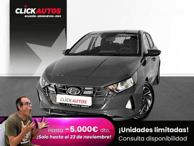 Gris Usado 2024 Hyundai i20 Utilitario | 13.300 € (Buen precio) - Imagen 1/4