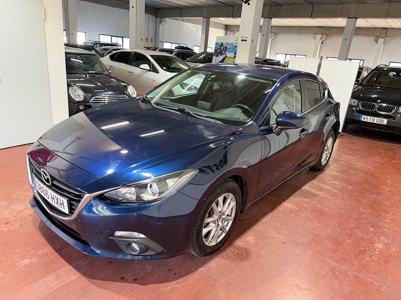 Usado Mazda 3 Style 150 CV (110 kW) 2014 Azul Berlina