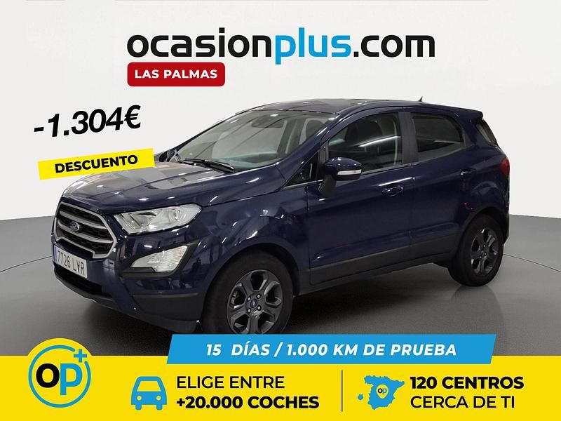 Usado Ford Ecosport Trend 100 CV (73 kW) 2021 Azul SUV