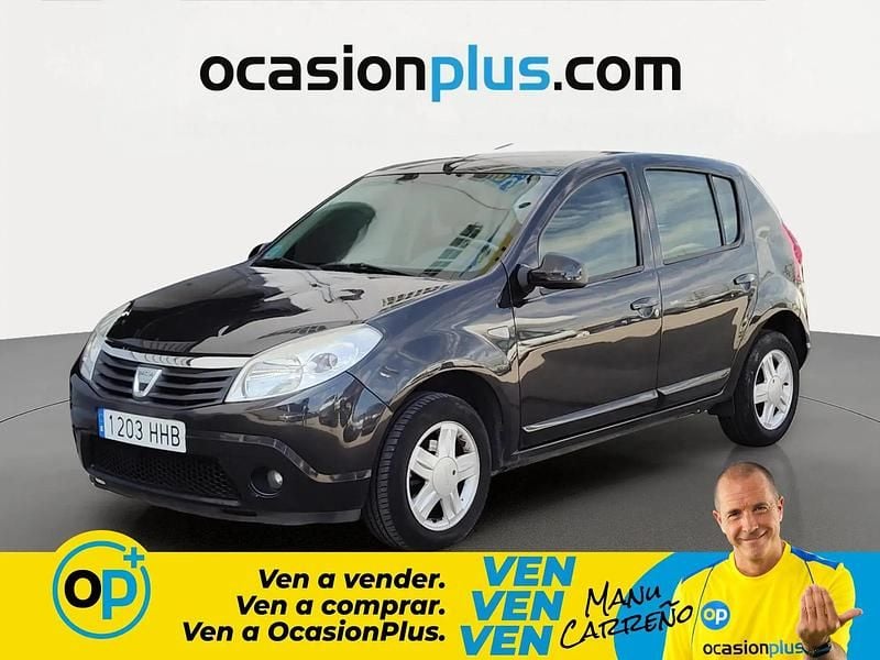 Usado Dacia Sandero Lauréate 75 HP (55 kW) 2011 Preto Citadino