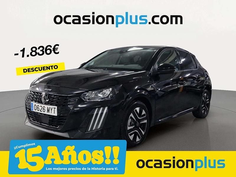 Negro Usado 2025 Peugeot 208 Allure Utilitario | 20.200 € (Precio justo) - Imagen 1/4