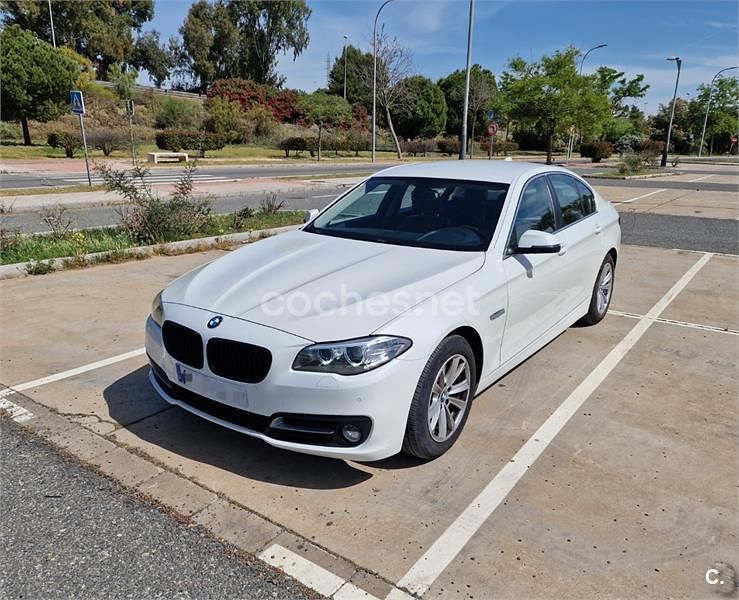 Usado BMW 520 Efficient Dynamics 190 CV (139 kW) 2016 Blanco Berlina