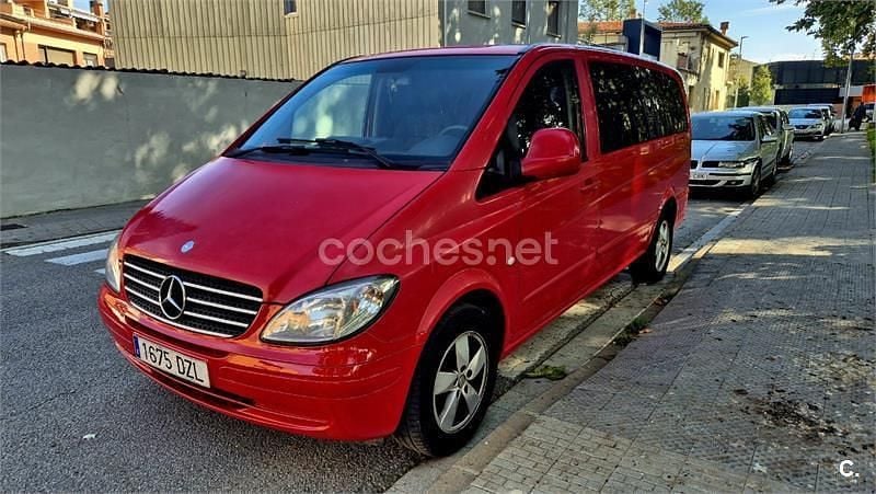 Rojo Usado 2006 Mercedes Viano Monovolumen | 10.400 € (Buen precio) - Imagen 1/4