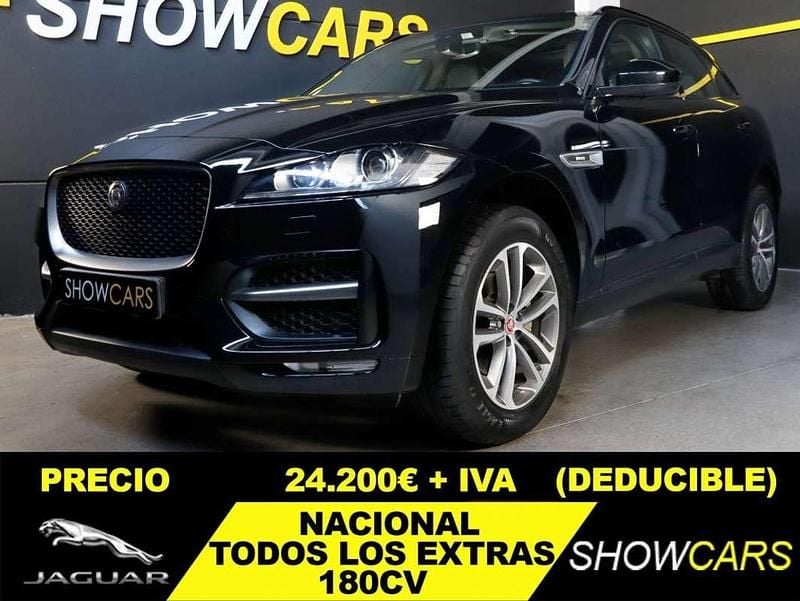 Negro Usado 2020 Jaguar F-Pace R-Sport SUV | 23.200 € (Super precio) - Imagen 1/4