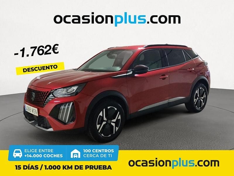 Rojo Usado 2024 Peugeot 2008 Allure SUV | 18.950 € (Buen precio) - Imagen 1/4