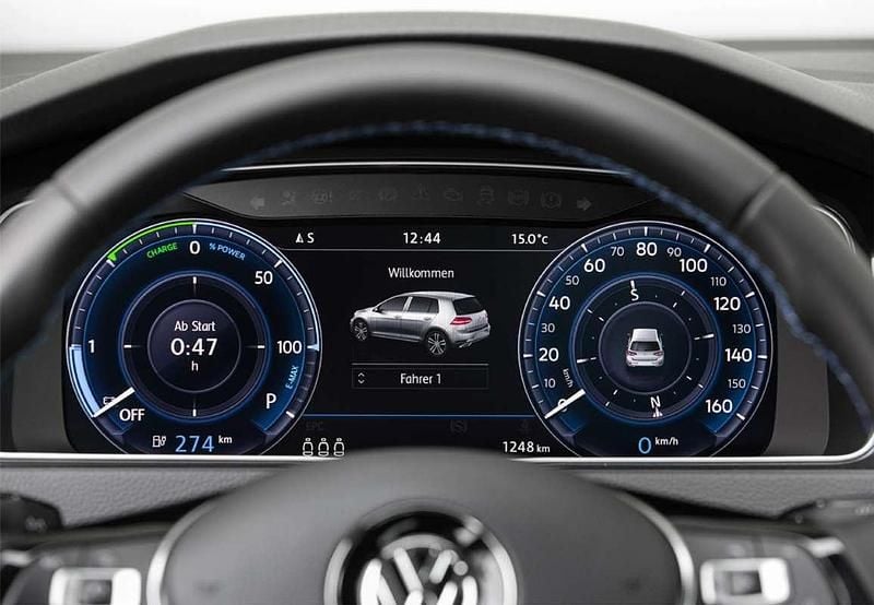 Usado VW e-Golf 100 kW (136 CV) 2019 Azul Utilitario