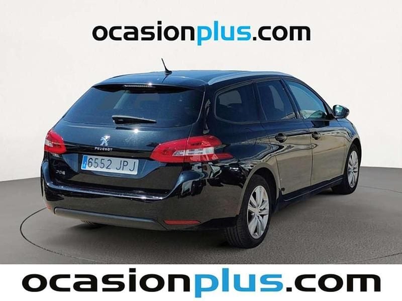 Usado Peugeot 308 SW Style 131 CV (96 kW) 2016 Negro Familiar