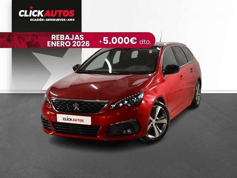 Rojo Usado 2021 Peugeot 308 GT Familiar | 10.200 € (Super precio) - Imagen 1/4