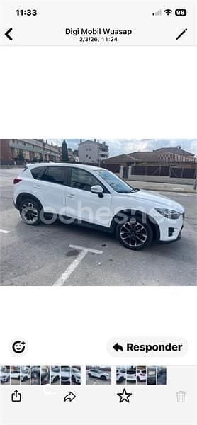 Usado Mazda CX-5 Luxury 150 CV (110 kW) 2016 Blanco SUV