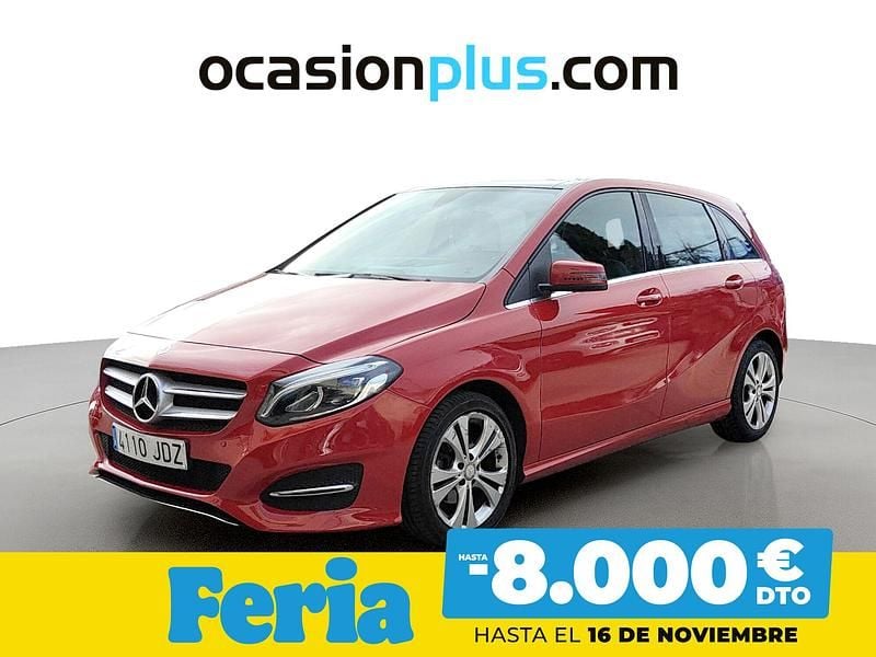 Rojo Usado 2015 Mercedes B180 Monovolumen | 13.550 € (Precio justo) - Imagen 1/4