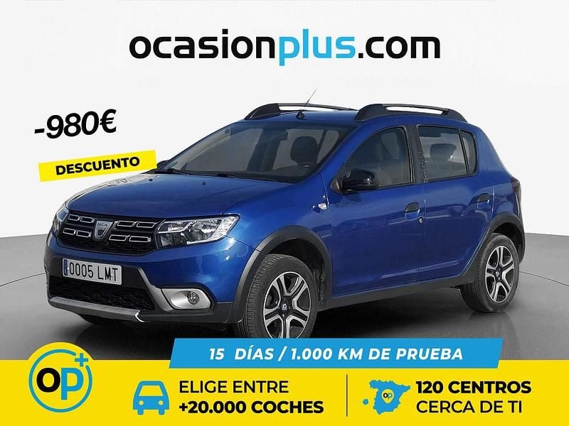 Azul Usado 2021 Dacia Sandero SUV | 10.790 € (Precio justo) - Imagen 1/4