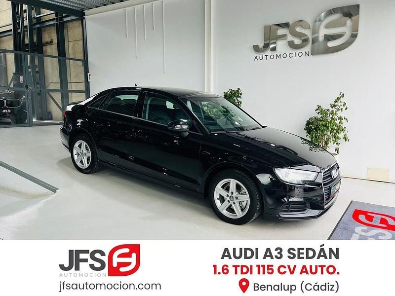Negro Usado 2019 Audi A3 Berlina | 19.900 € (Un poco caro) - Imagen 1/4