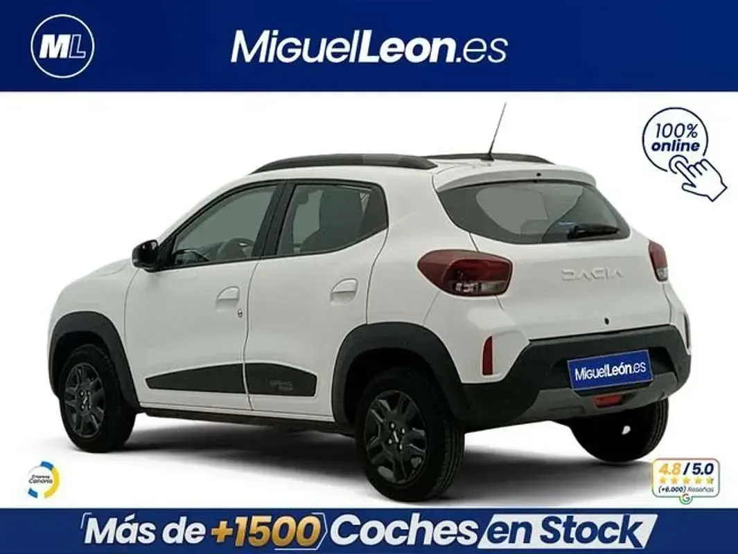 Begagnad Dacia Spring Expression 33 kW (45 HK) 2023 Vit Halvkombi