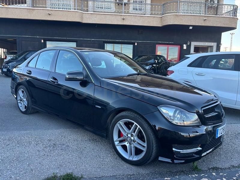 Usado Mercedes C250 Avantgarde 204 CV (150 kW) 2012 Negro Berlina